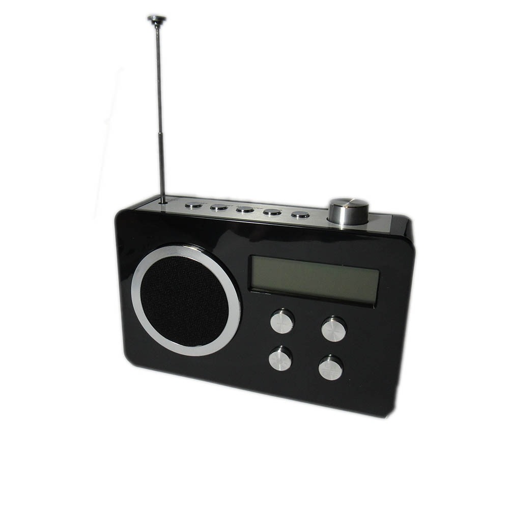 Radio FM portatile Basic XL BXL-TR250BL con display digitale nera