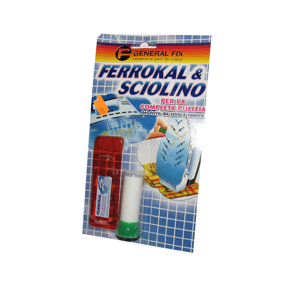 Ferrokal & Sciolino kit pulizia doppio per ferri da stiro